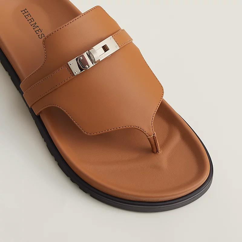 Dép Hermes Empire Sandal Nữ Nâu